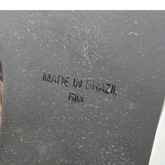 Aqua Womens Gina Loafer Mules Leather Croc Print Slip On Round Toe Black 6M - Picture 9 of 10